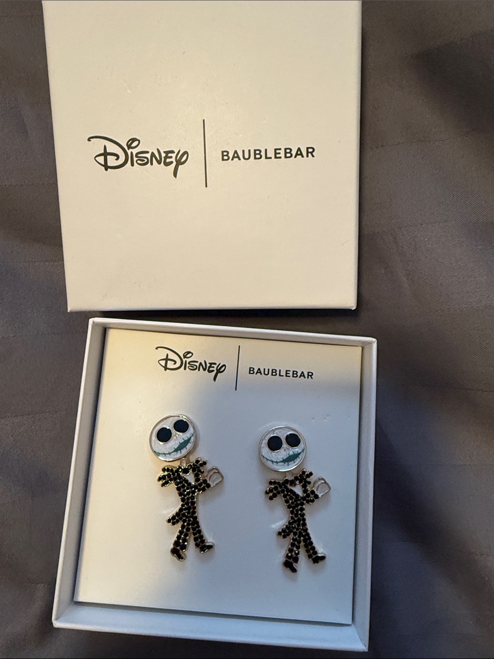 BaubleBar Jack Skellington Stud Earrings